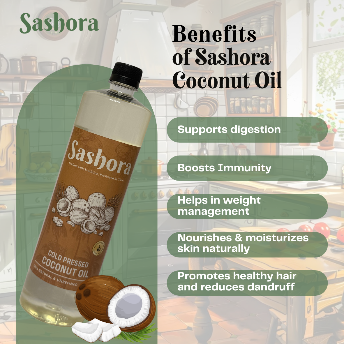 Coconut Cold Pressed Oil