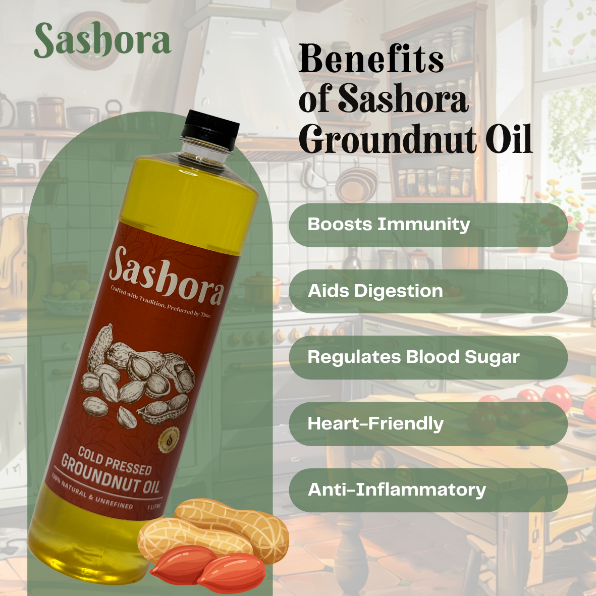 Groundnut Cold Pressed Oil